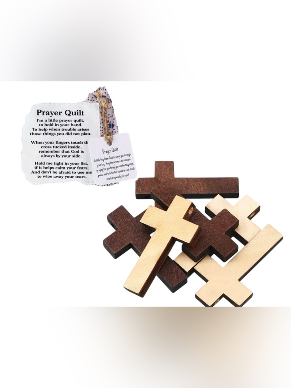 Buy Now Pocket Prayer Quilt NWOT - Picture 3 of 3